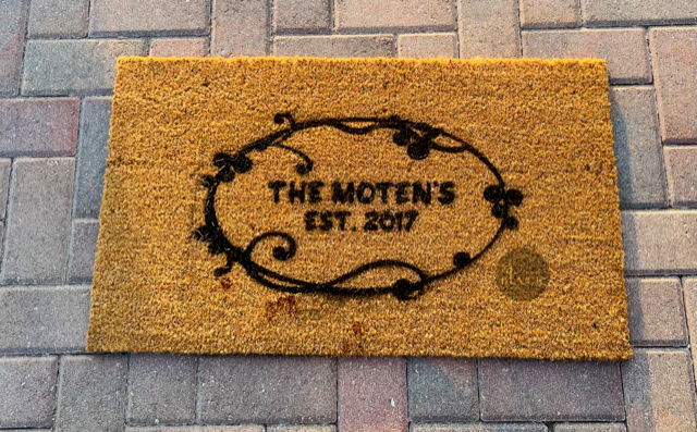 Customizable Coir Doormat