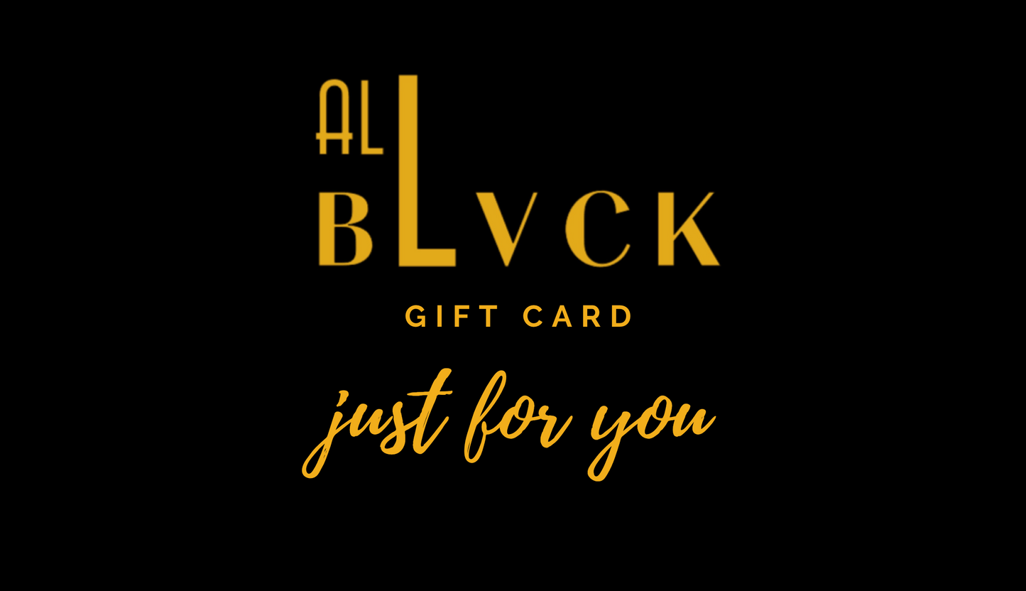 ALL BLVCK, LLC. gift card