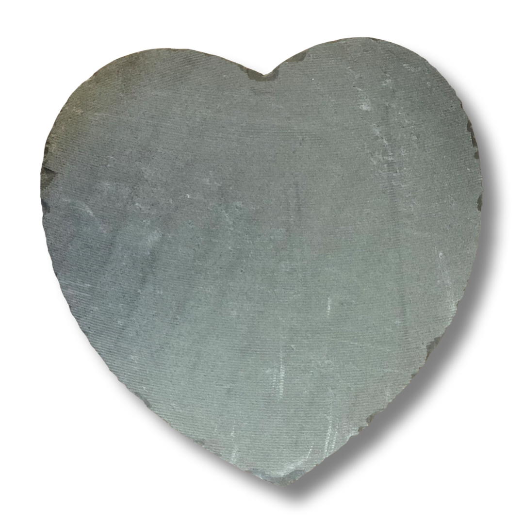 Personalized Heart Rock Slate