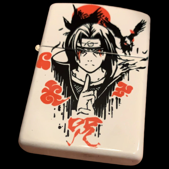 Itachi Uchiha Windproof Refillable Lighter